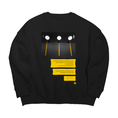 The spread of civilisation Big Crew Neck Sweatshirt