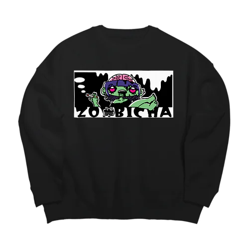 ゾンビちゃ Big Crew Neck Sweatshirt