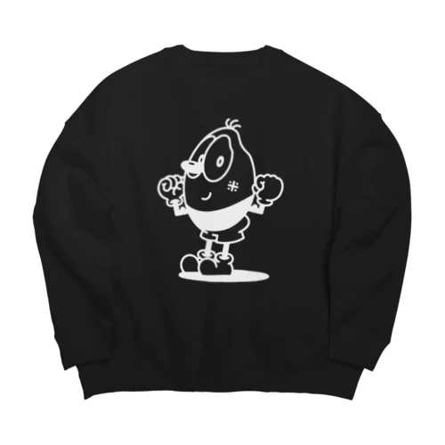 おこめくん Big Crew Neck Sweatshirt