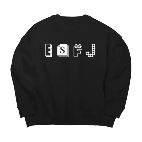 MBTI　ESFJさん用　グッズ　黒 Big Crew Neck Sweatshirt