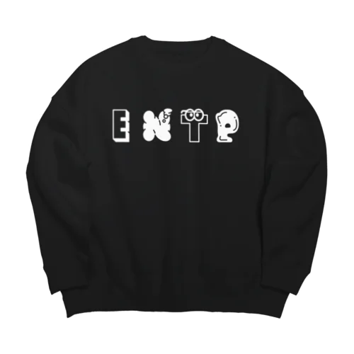 MBTI　ENTPさん用　グッズ　黒 Big Crew Neck Sweatshirt