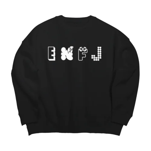 MBTI　ENFJさん用　グッズ　黒 Big Crew Neck Sweatshirt