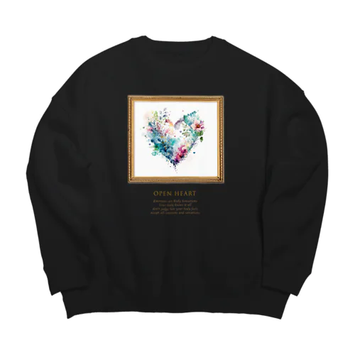 OPEN HEART Big Crew Neck Sweatshirt