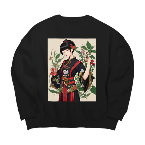 漢方薬の子#20 Big Crew Neck Sweatshirt