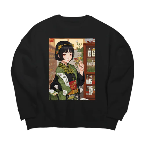 漢方薬の子#39 Big Crew Neck Sweatshirt