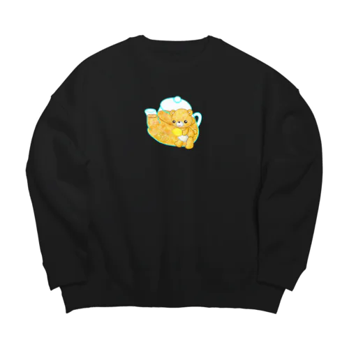 ドリンクマ　レモンティー Big Crew Neck Sweatshirt