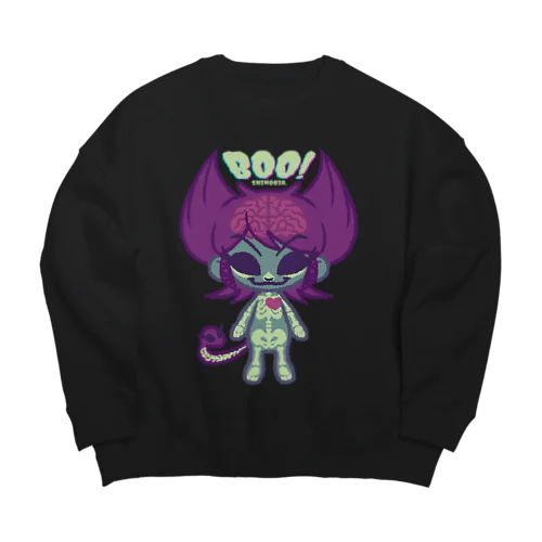 スケルトンなマージ Big Crew Neck Sweatshirt