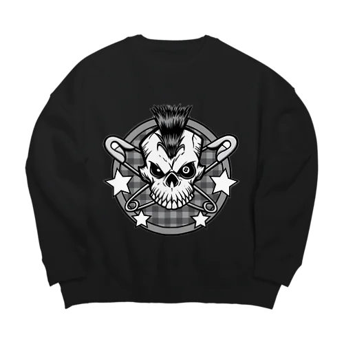 鶏冠安ピン Big Crew Neck Sweatshirt