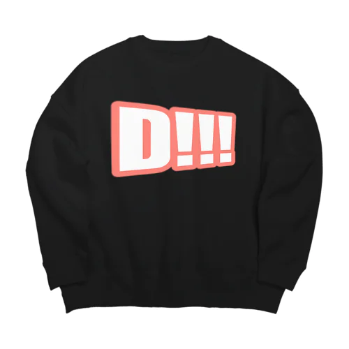 Ｄ！！！ Big Crew Neck Sweatshirt