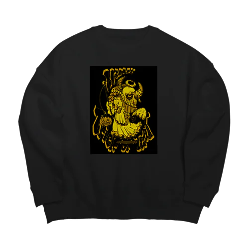 でびる天使オバケちゃん・げーむどっとver Big Crew Neck Sweatshirt