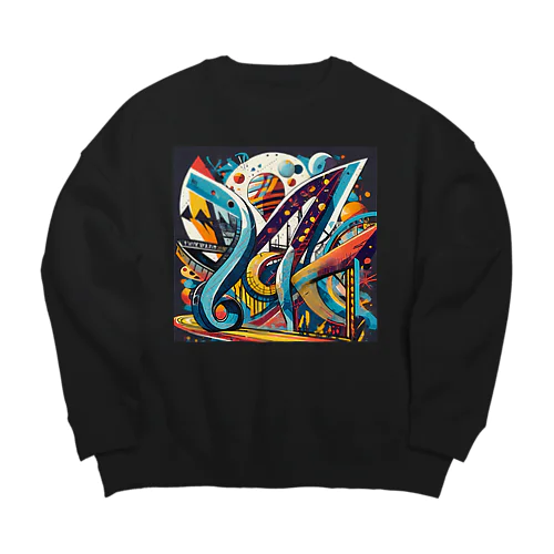 ストリートアート Big Crew Neck Sweatshirt