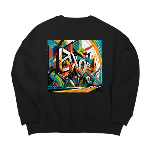 ストリートアート Big Crew Neck Sweatshirt