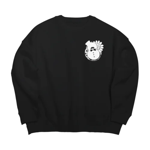 ひげだるまスウェット Big Crew Neck Sweatshirt