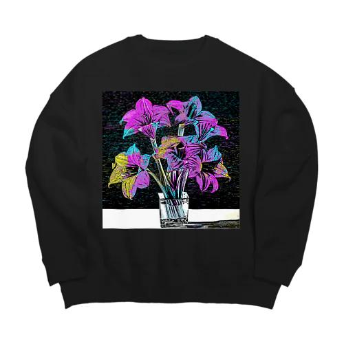 令和のアマリリス Big Crew Neck Sweatshirt