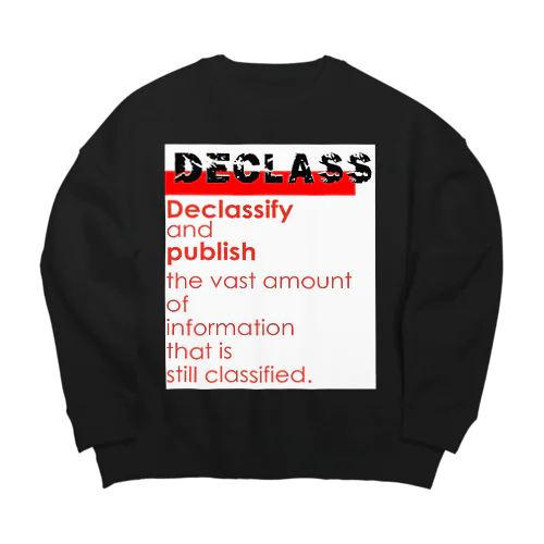 DECLASSーⅡ Big Crew Neck Sweatshirt