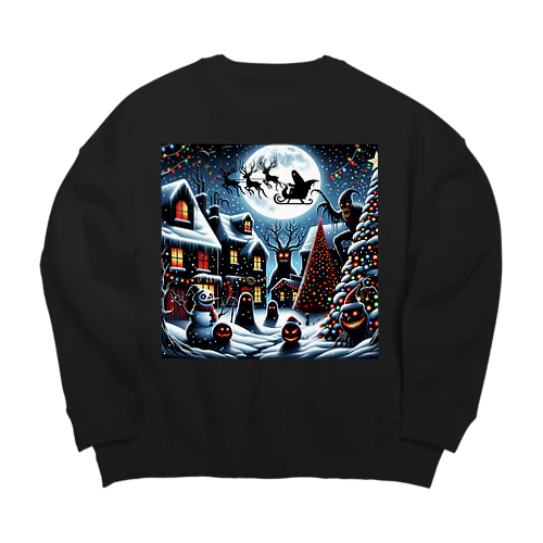 ホラーナイトクリスマス Big Crew Neck Sweatshirt