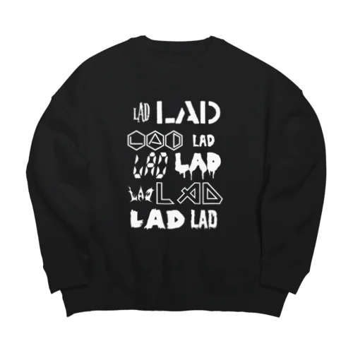 LADロゴとかなんとか Big Crew Neck Sweatshirt