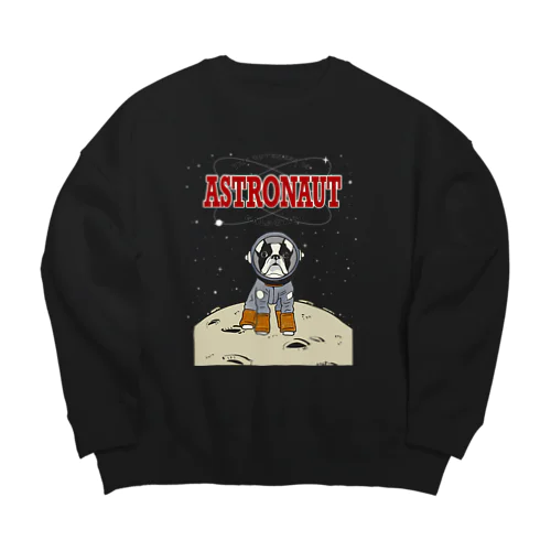 Cosmic Dog🚀 Big Crew Neck Sweatshirt