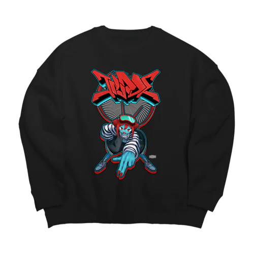 GRAFF "INVADE"(WITH INVA_TAM) Big Crew Neck Sweatshirt