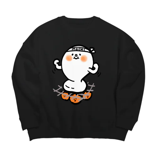 もりもりモチくん Big Crew Neck Sweatshirt