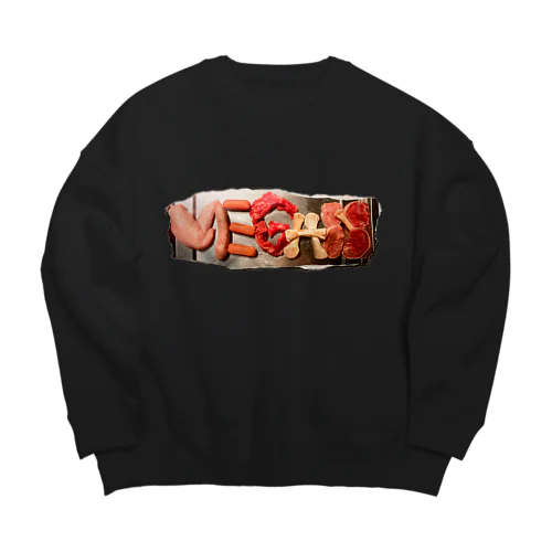 RAW VEGAN Big Crew Neck Sweatshirt