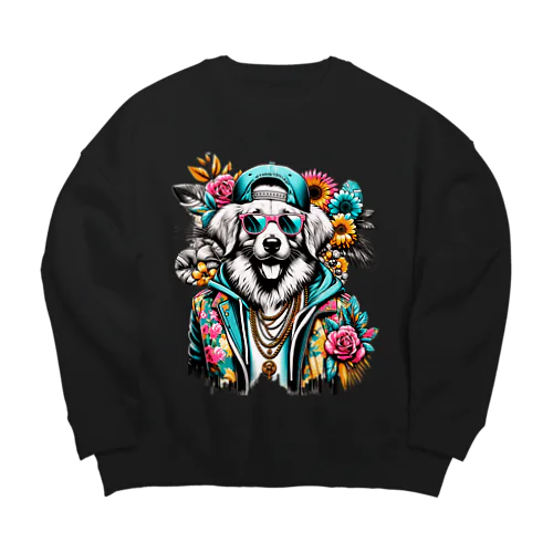 Funky Dog Big Crew Neck Sweatshirt