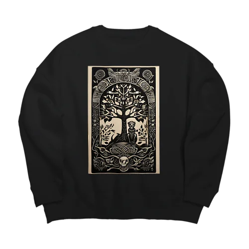 ドクロの木 Big Crew Neck Sweatshirt