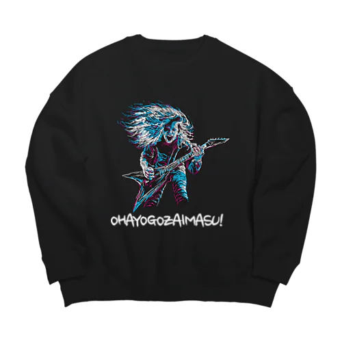 OHAYOGOZAIMASU! Big Crew Neck Sweatshirt