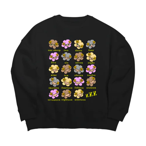 羊がいっぱい Big Crew Neck Sweatshirt