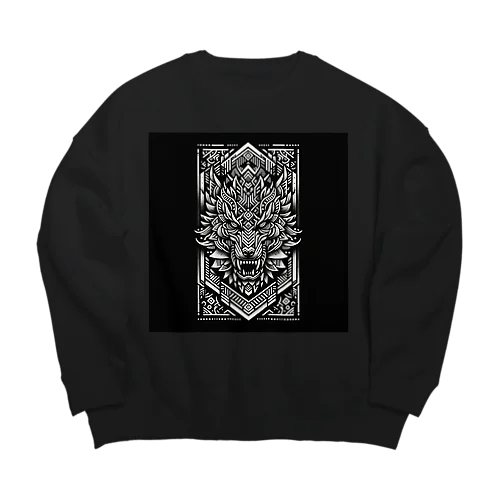 狼- 大神 Big Crew Neck Sweatshirt