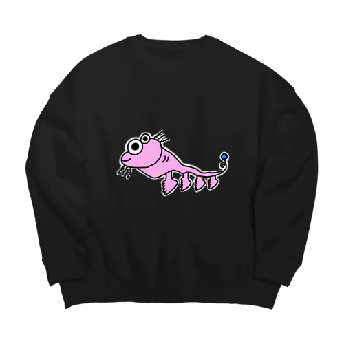 うぱるぱげーろ Big Crew Neck Sweatshirt