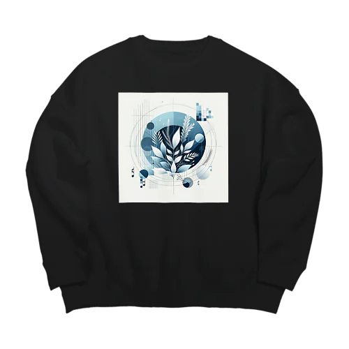 ジオメトリーA25 Big Crew Neck Sweatshirt