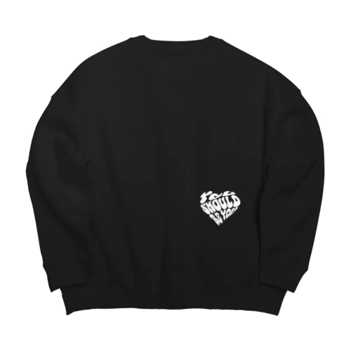 あなたはあなた Big Crew Neck Sweatshirt