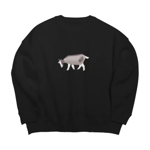 トマムのやぎ Big Crew Neck Sweatshirt