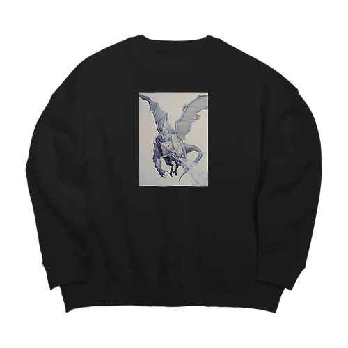 Blizzard Dragon Big Crew Neck Sweatshirt