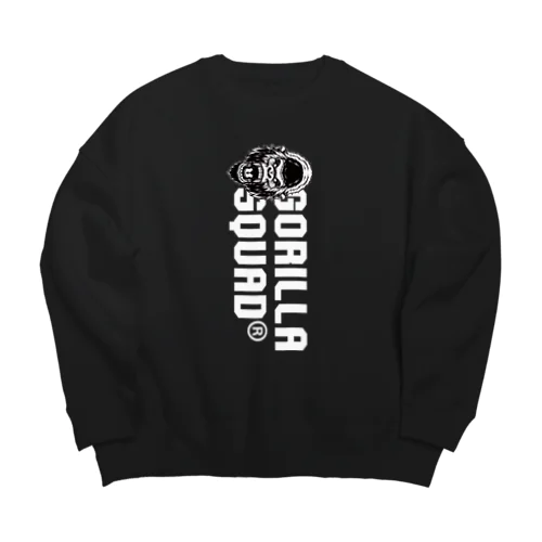 アングリーゴリラ ロゴ縦 Big Crew Neck Sweatshirt