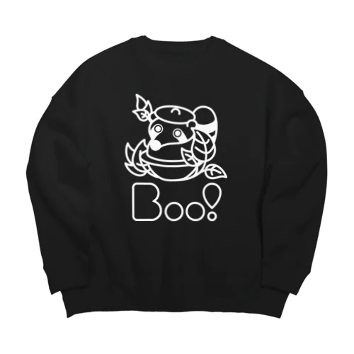 Boo!(ぶんぶくちゃがま) Big Crew Neck Sweatshirt