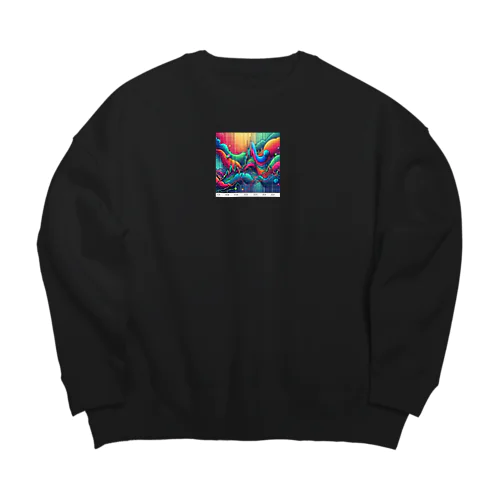 ボリンジャーバンド Big Crew Neck Sweatshirt