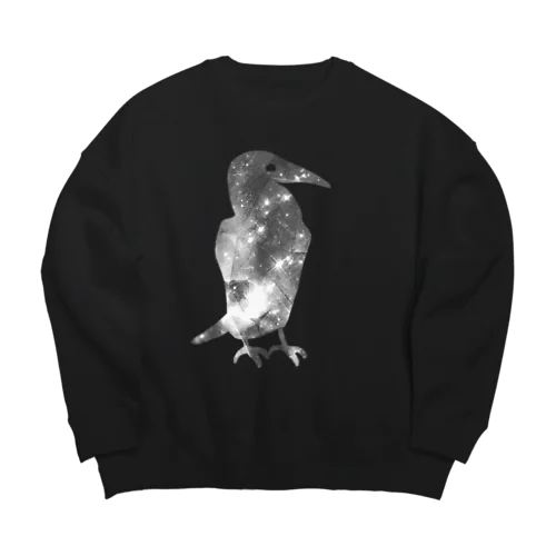 煌めく烏 Big Crew Neck Sweatshirt