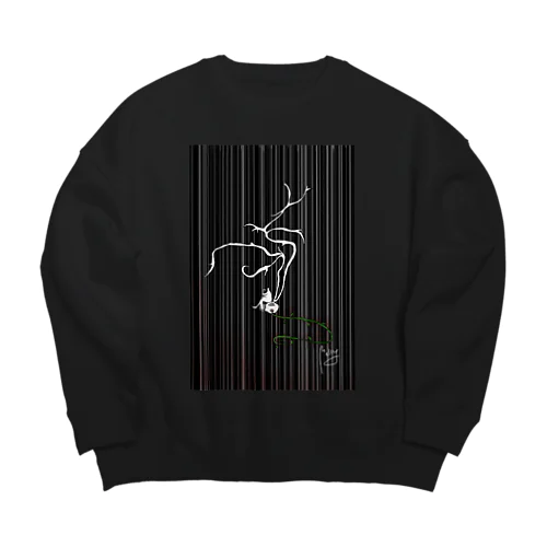 あちらちゃんメマイ Big Crew Neck Sweatshirt