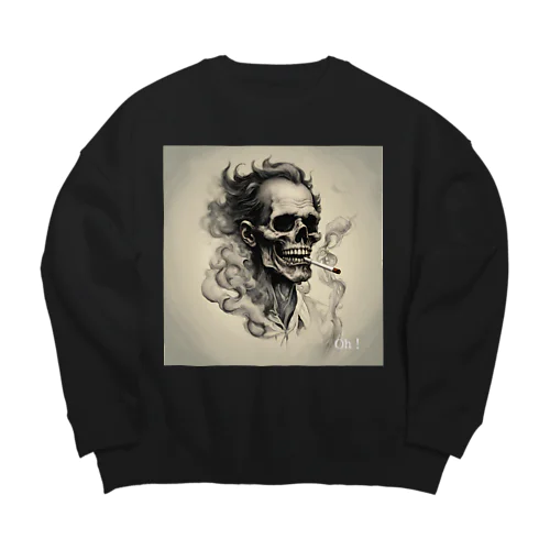 けむい Big Crew Neck Sweatshirt