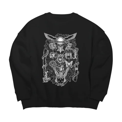 生命の樹グリモワール Big Crew Neck Sweatshirt