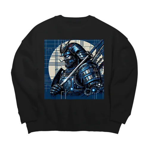 推志武士　壱 Big Crew Neck Sweatshirt