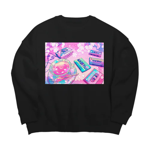 SAKURA TEA Big Crew Neck Sweatshirt