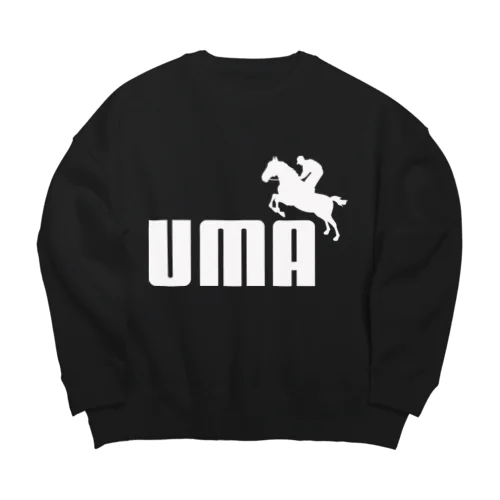 UMA（白） ビッグシルエットスウェット