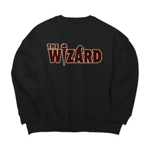 THE WIZARD (魔法使い) ロゴ Big Crew Neck Sweatshirt