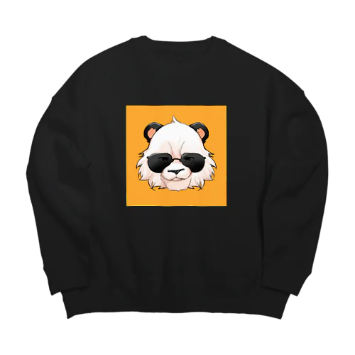 グラサンパンダ Big Crew Neck Sweatshirt