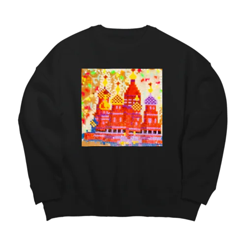 テトリス？ Big Crew Neck Sweatshirt