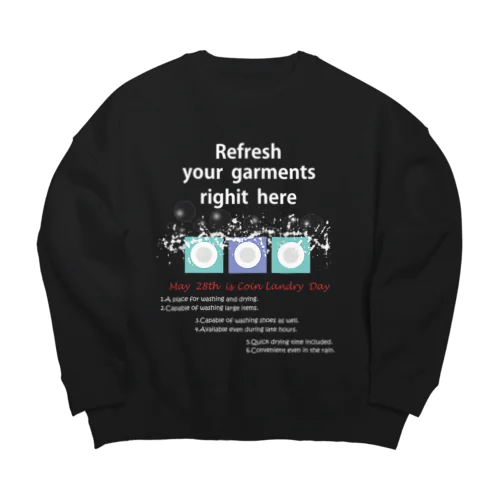 コインランドリー TypeA Big Crew Neck Sweatshirt