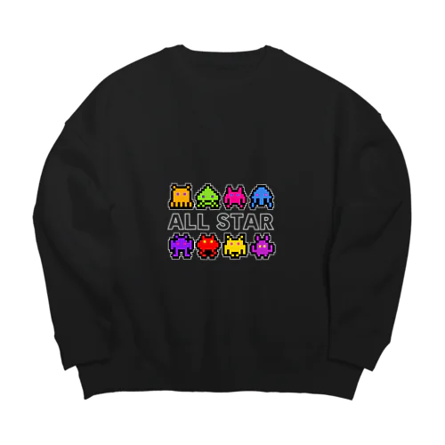 宇宙人オールスター Big Crew Neck Sweatshirt